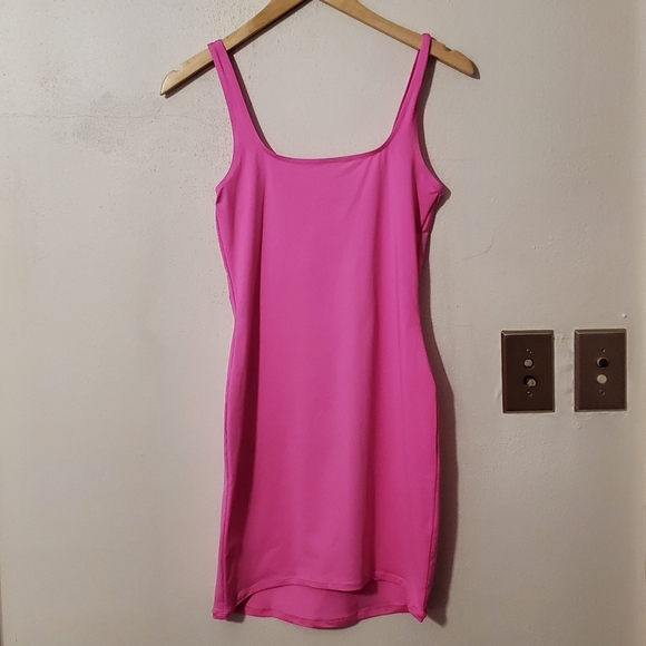 Skims Swim Tank Dress - Taffy Pink - Picture 4 of 9